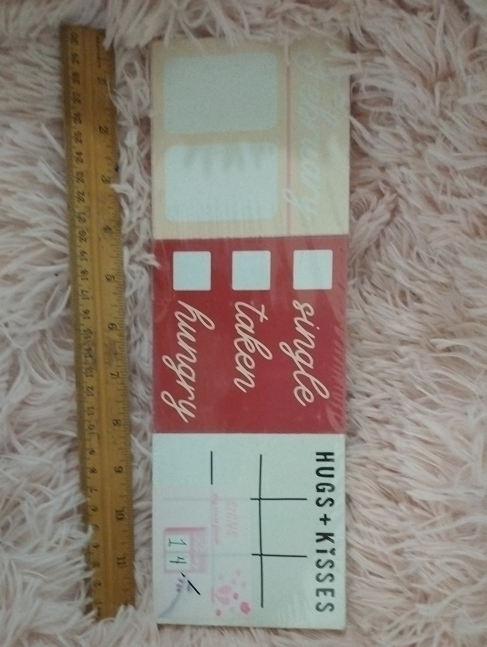 Red and Cream Decorative Kitchen Sticker Sheet